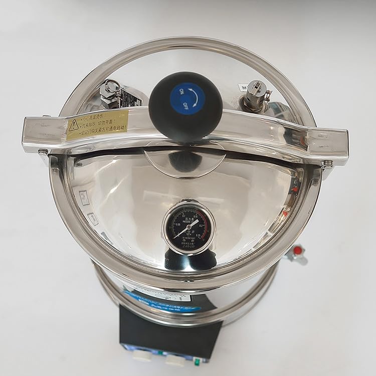 18L/24L Electric Steam Sterilizer - Portable Autoclave Machine for Medical Tools, Tattoo Equipment & Baby Bottles | High Pressure Fast Sterilization for Home, Clinic & Salon Use