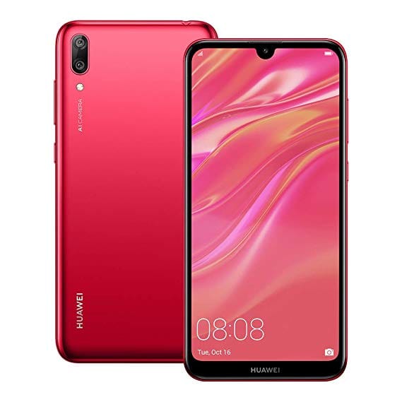 Huawei Y7 2019 DUB-LX3 32GB Unlocked GSM Smartphone - 13MP Camera, 4G LTE, Dual SIM - Perfect for Travel, Business & Everyday Use