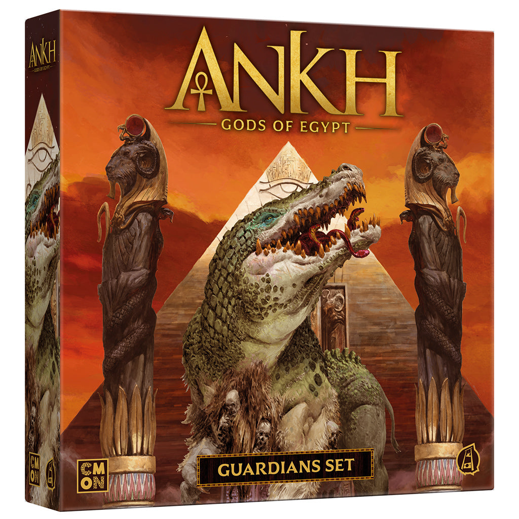 Ankh: Gods of Egypt Guardians Set - Premium Egyptian Mythology Board Game for Adults & Teens - Perfect for Game Nights, Strategy Lovers, and Ancient History Enthusiasts