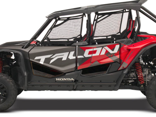 Honda Talon 4 Tinted Lower Door Inserts - 55 2840 SPIKE - Durable Side Window Covers for Off-Road Protection & Style