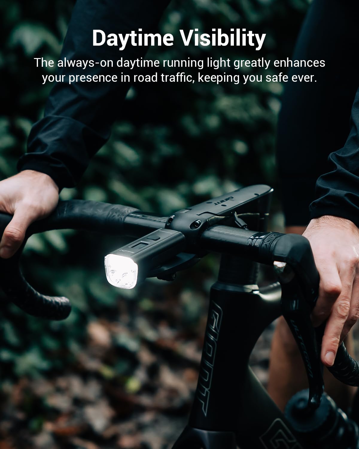 Magicshine ALLTY 1500S 2500S Bike Lights for Night Riding - USB-C Rechargeable, Battery Replaceable, Wireless & APP Control - Compatible with Garmin/GoPro Mount for Road, MTB, Commuter Cycling - Perfect for Nighttime Safety and Urban Commuting