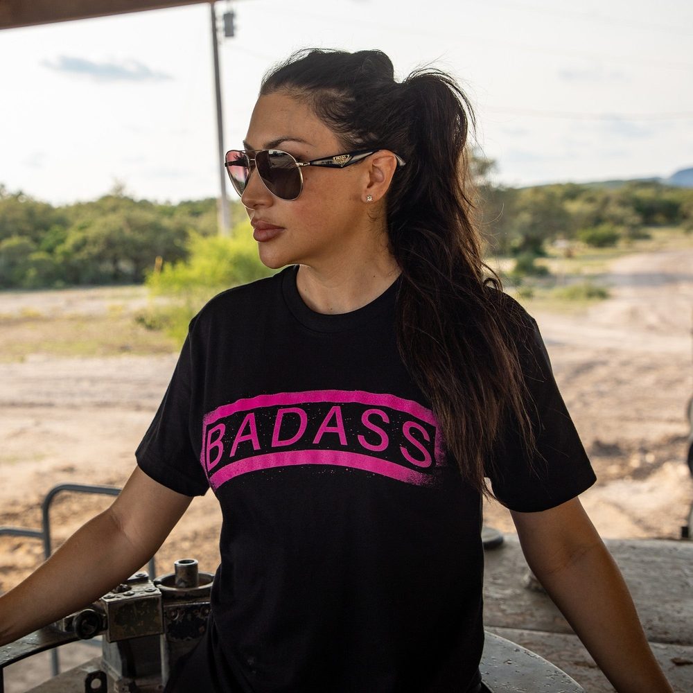 Badass Boyfriend Fit T-Shirt for Women - Black | Casual Streetwear & Everyday Comfort