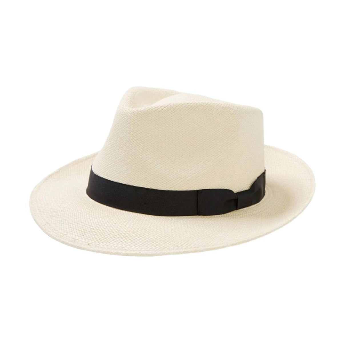 Stetson Men's Panama Straw Hat - Classic Summer Fedora for Outdoor Activities, Beach, and Travel