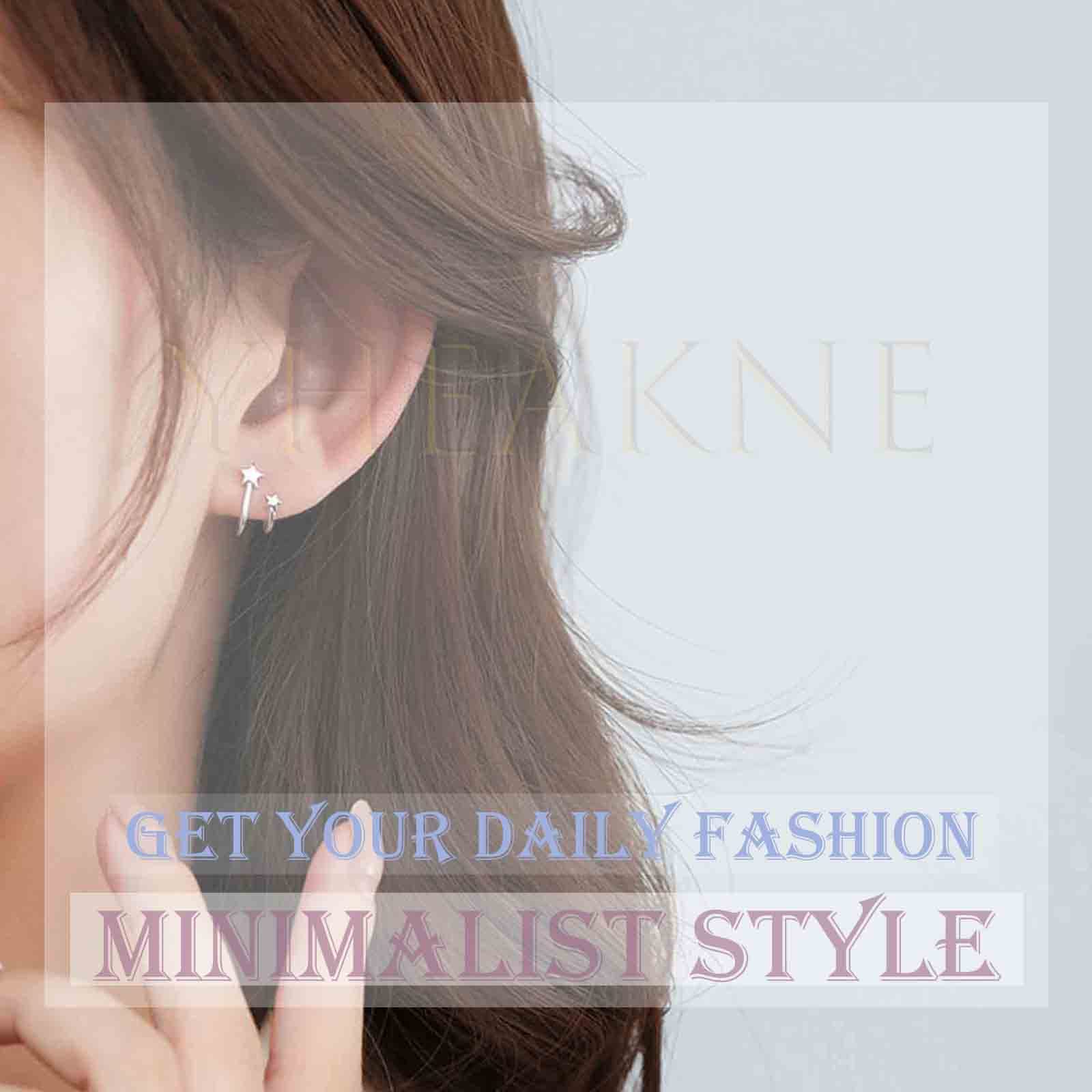 Vintage Silver Double Ball Earrings - Boho Geometric Stud Earrings for Women | Front & Back Design | Perfect for Casual Wear, Parties & Gifts