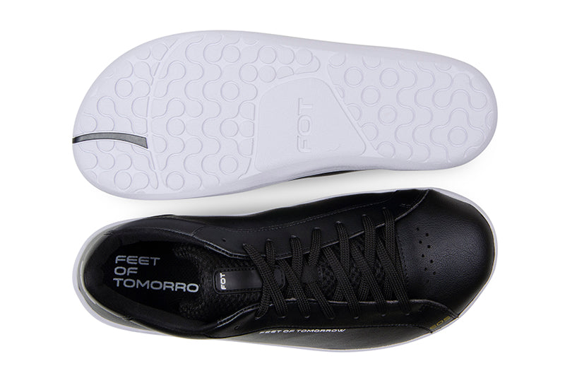 EOS Black Sneakers for Men & Women - Comfortable Running Shoes for Gym, Walking & Casual Wear | Feet of Tomorrow