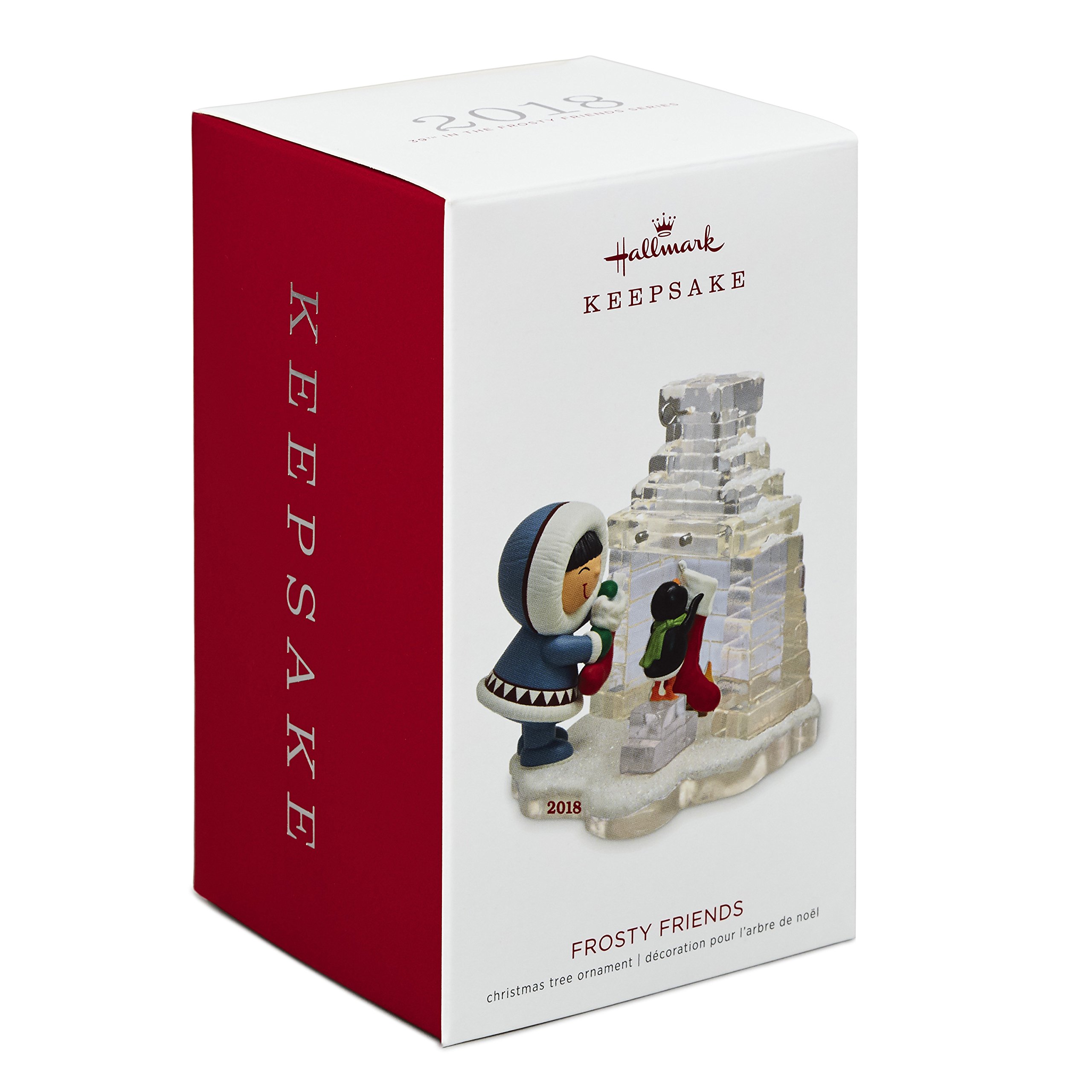 Hallmark Keepsake 2018 Frosty Friends Christmas Ornament - Dated Collectible Holiday Decoration for Tree & Stocking Hanger | Perfect for Xmas Gifts, Home Decor & Festive Celebrations