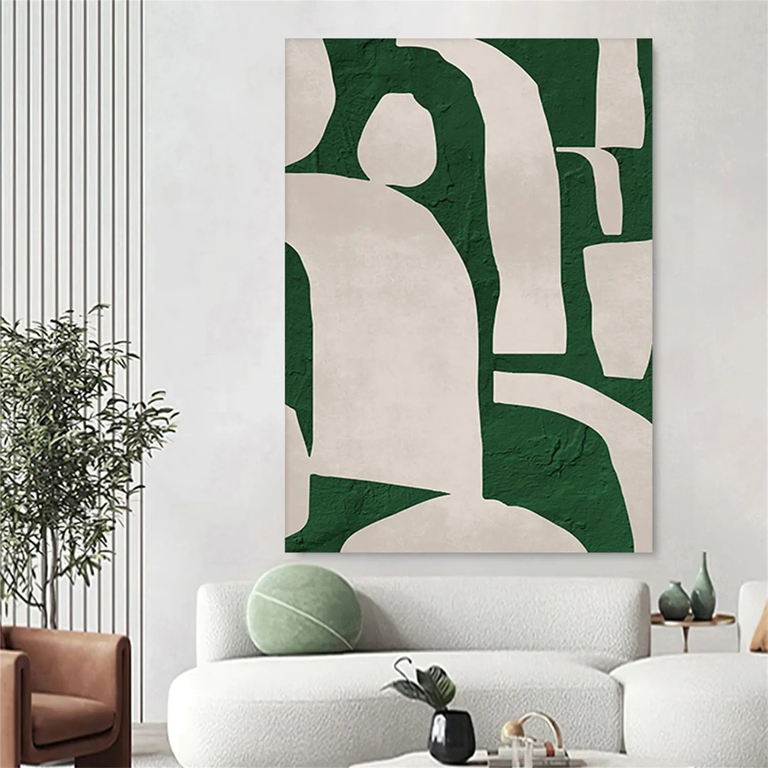 Abstract Painting #AB 192 - Modern Wall Art for Living Room, Bedroom & Office Decor - Handmade Canvas Artwork for Home & Office Interior Design