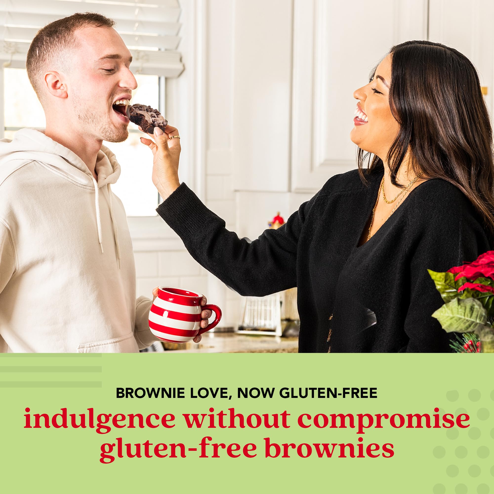 Gluten-Free Chocolate Chip Brownies 9 Pack - Fresh Baked Gourmet Brownies Gift Box - Healthy Snack for Parties, Office Treats & Holiday Gifting - Perfect for Birthdays, Christmas & Corporate Events