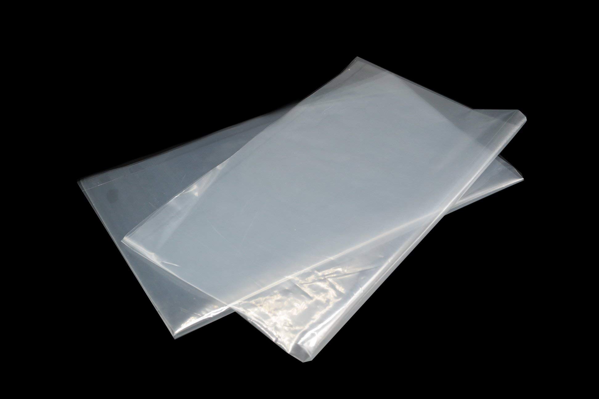 Tripact LDPE Clear Flat Poly Bags 12