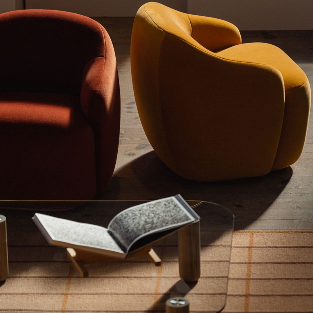 Barba Club Chair with Swivel Base - Modern Accent Chair for Living Room, Office & Lounge - 360-Degree Rotation for Comfortable Seating