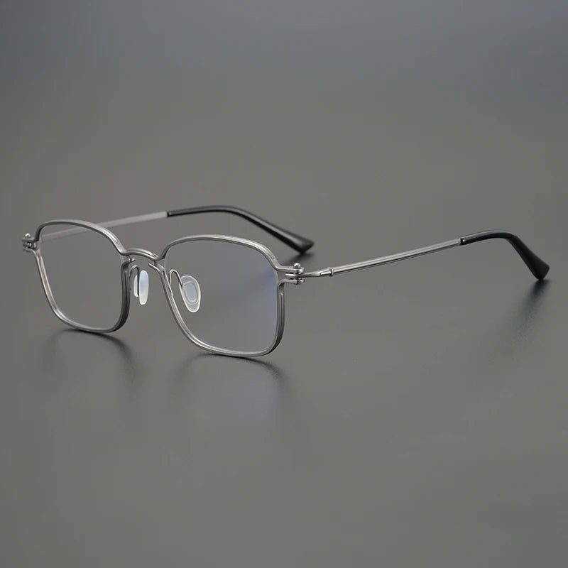 Stylish Aimee Unisex Full Rim Square Titanium Acetate Eyeglasses Frame 195898 - Lightweight & Durable for Work, Reading & Everyday Wear