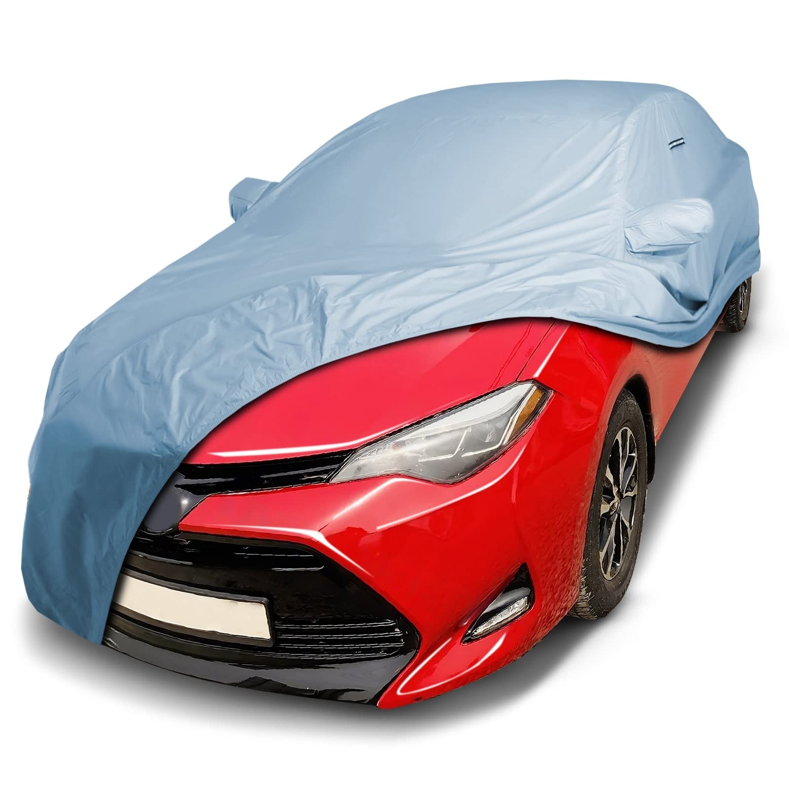 Premium Waterproof Car Cover for Toyota Corolla 2014-2019 - All Weather Protection for Sun, Snow & Storms - Custom Fit Indoor/Outdoor Cover with Padded Design & Straps - Perfect for Garage Storage, Travel & Long-Term Vehicle Protection