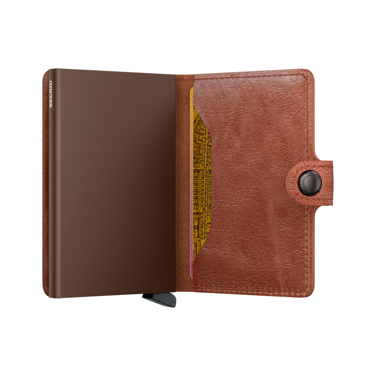 SECRID Vintage Leather Mini Wallet for Women & Men - RFID Blocking Slim Card Holder - Perfect for Travel, Business & Everyday Use