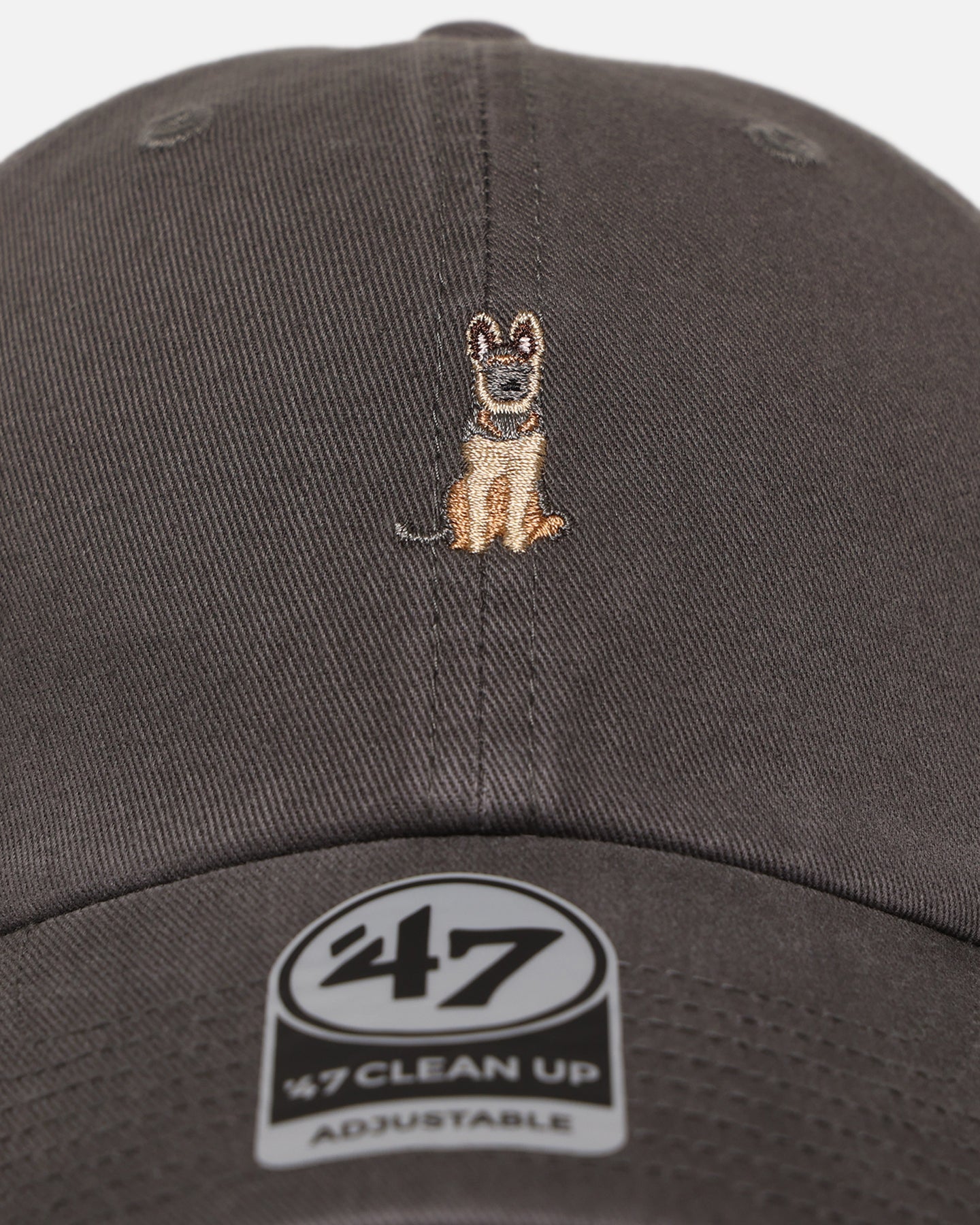 47 Brand German Shepherd 'Dog Collection' Snapback Hat - Adjustable Strapback Cap in Charcoal for Dog Lovers - Perfect for Casual Wear, Outdoor Activities, and Pet-Themed Events