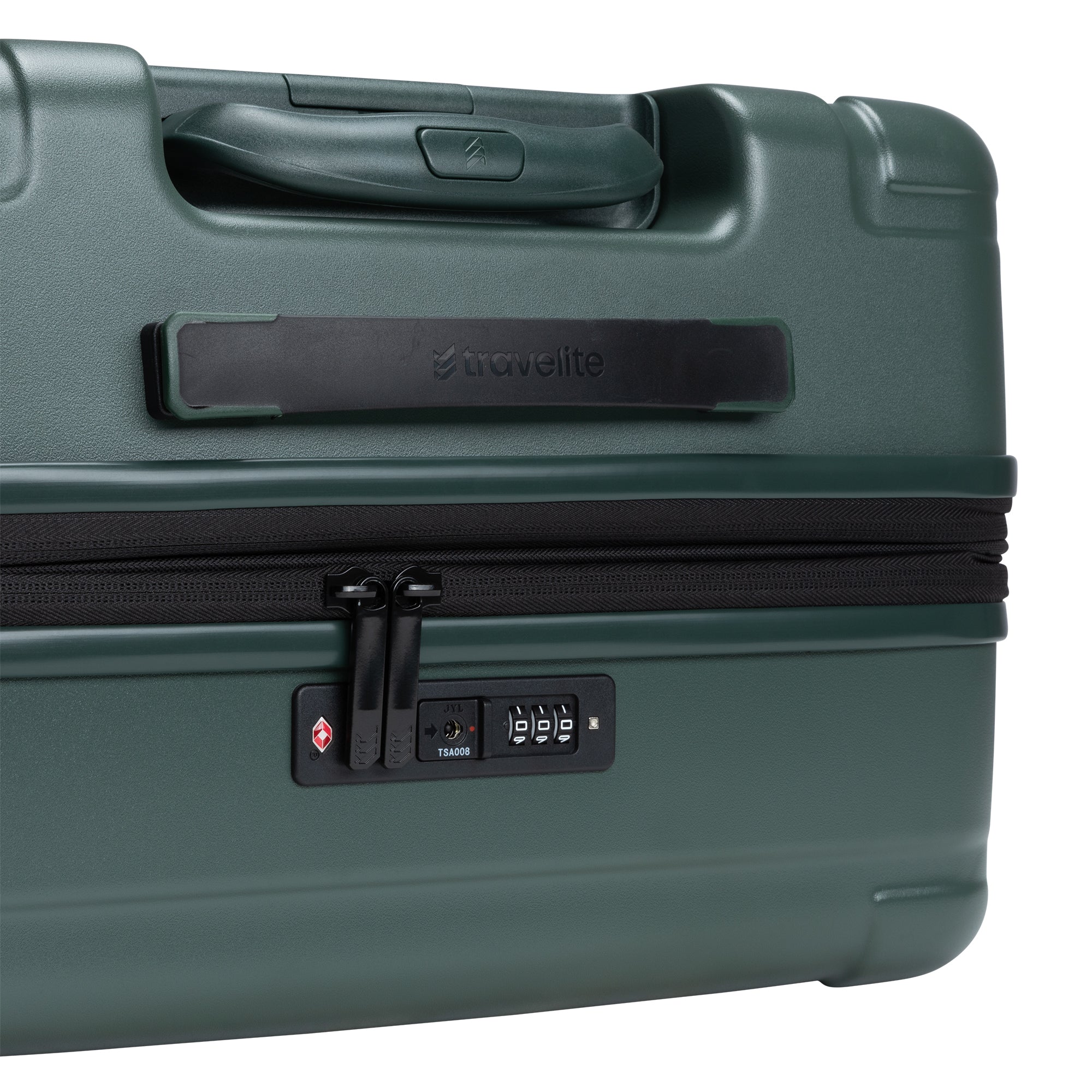 Travelite Expandable Polycarbonate Spinner Luggage - Large Lightweight Suitcase for Business Travel & Vacation | Durable & Stylish Carry-On