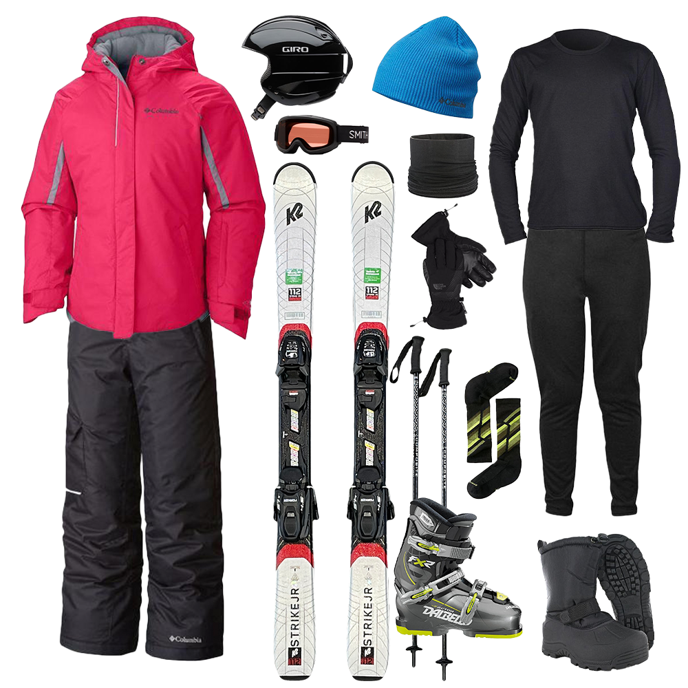 Columbia The Works Package with Pants - Girls' Ski Outfit for Winter Sports | Waterproof Snow Jacket & Pants Set for Skiing, Snowboarding & Outdoor Adventures