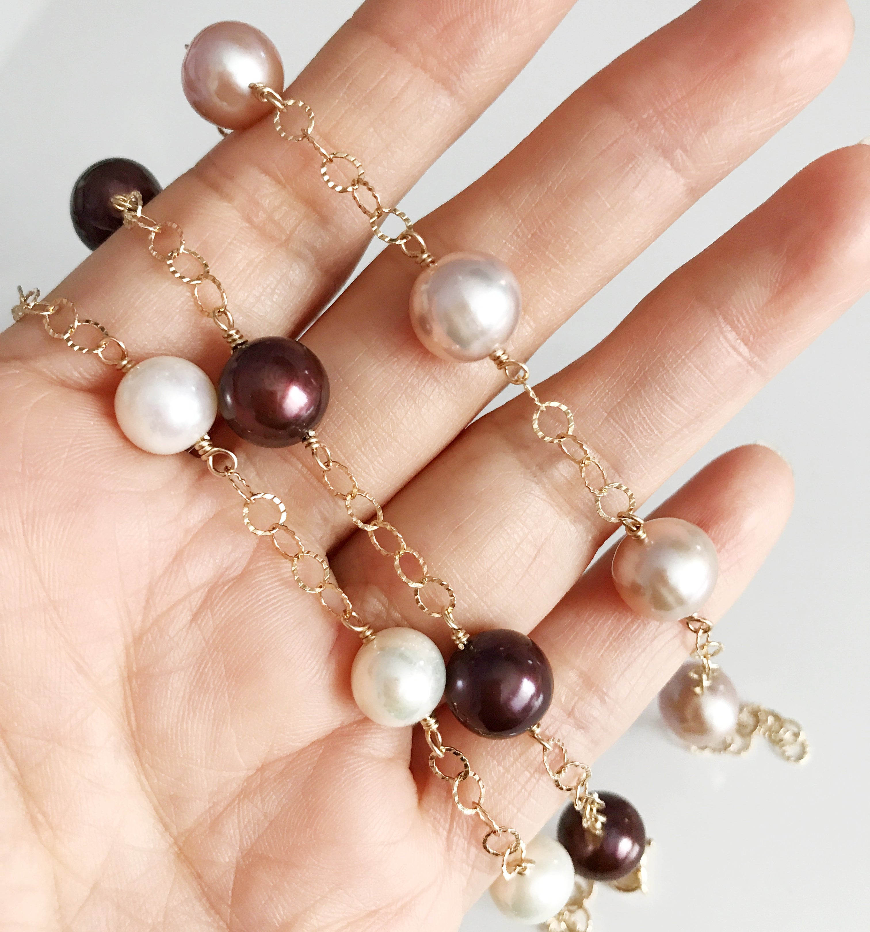 LEILANI White Pearl Bracelet (B360) - Elegant Jewelry for Women, Perfect for Weddings, Parties & Everyday Wear