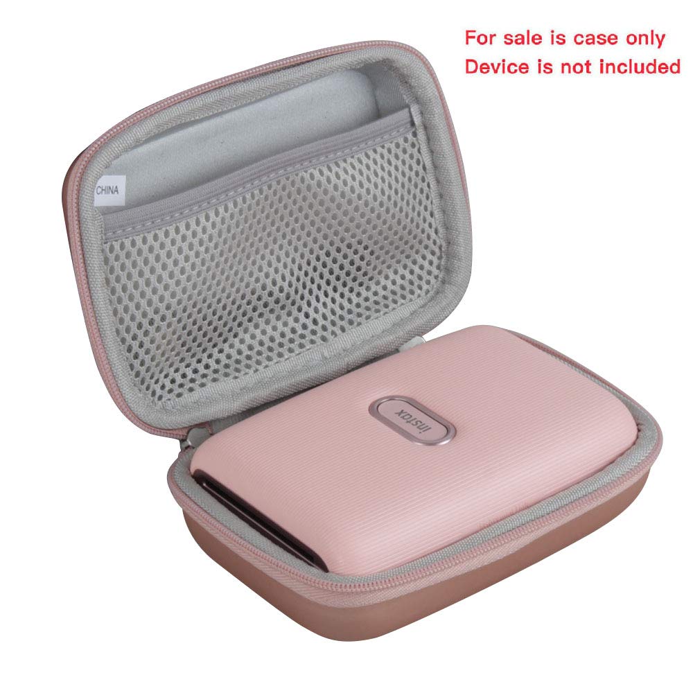 Hermitshell Hard Travel Case for Fujifilm Instax Link Smartphone Printer (Rose Gold) - Durable Protective Cover for Photo Printer - Perfect for Travel, Parties & Gift Giving