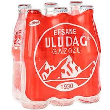 Uludag Legendary Pop Soda - Efsane Gazoz - 6 Pack Refreshing Drink for Parties, BBQs & Summer Gatherings