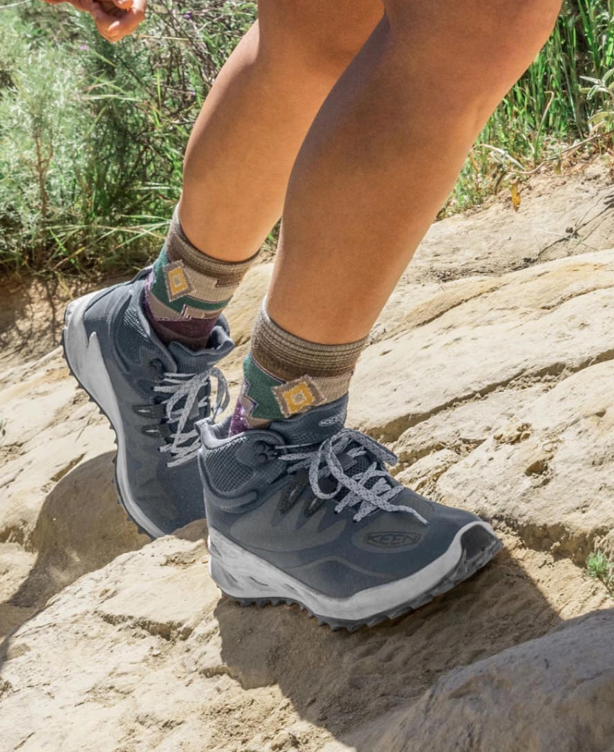 Women's Zionic Waterproof Hiking Boots - Warm Taupe/Birch | Lightweight & Durable for Outdoor Adventures, Trail Walking & Winter Hiking