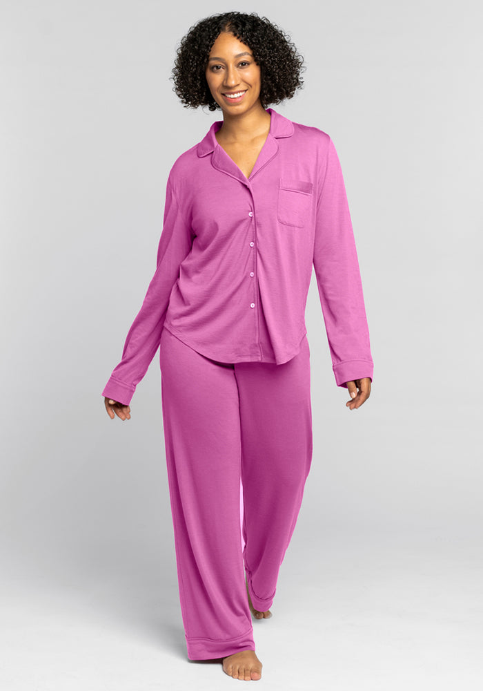 Harper FeatherTouch Pajama Set for Women - Soft & Comfortable Wild Blossom Print Sleepwear - Perfect for Lounging, Relaxing & Gift Giving