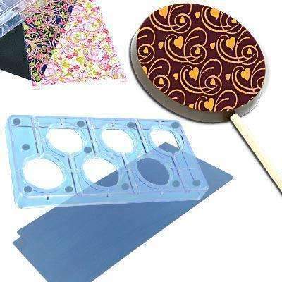 Round Lollipop Chocolate Magnet Mold - DIY Candy Making Supplies for Baking, Party Favors & Edible Gifts