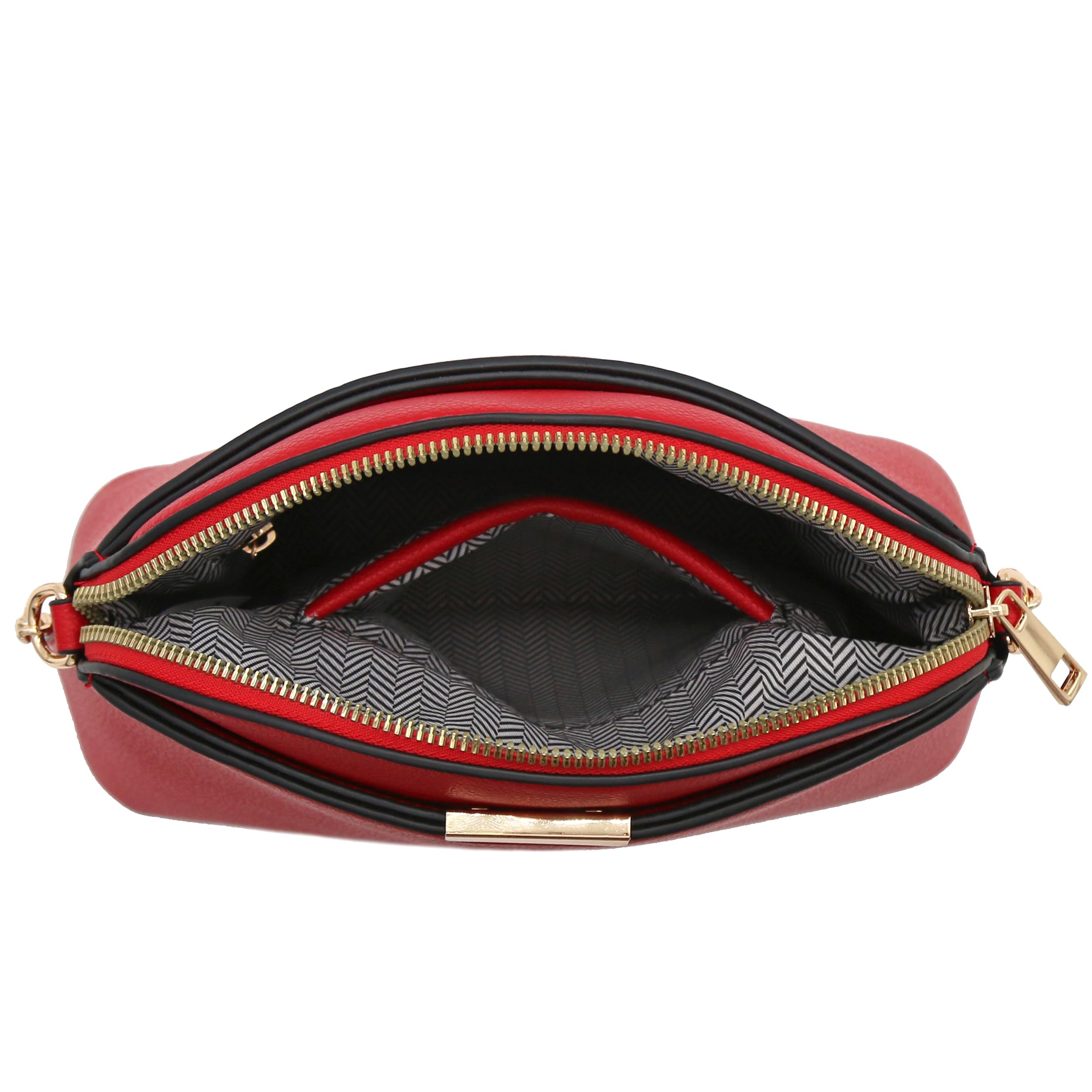 Stylish Faux Leather Small Dome Crossbody Bag with Adjustable Chain Strap - Perfect for Daily Use, Shopping & Travel Accessories
