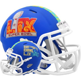 Official Riddell Speed Full Size Replica Football Helmet - Super Bowl 59 New Orleans Edition - Perfect for Collectors, Fans, and Game Room Decor
