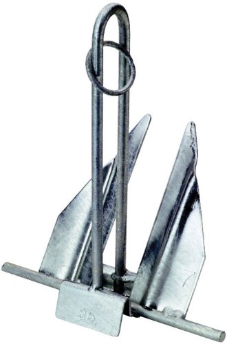 Attwood Marine Slip Ring Fluke Anchors - Heavy Duty Boat Anchors for Fishing, Sailing & Boating | Secure & Reliable Holding Power for All Water Conditions