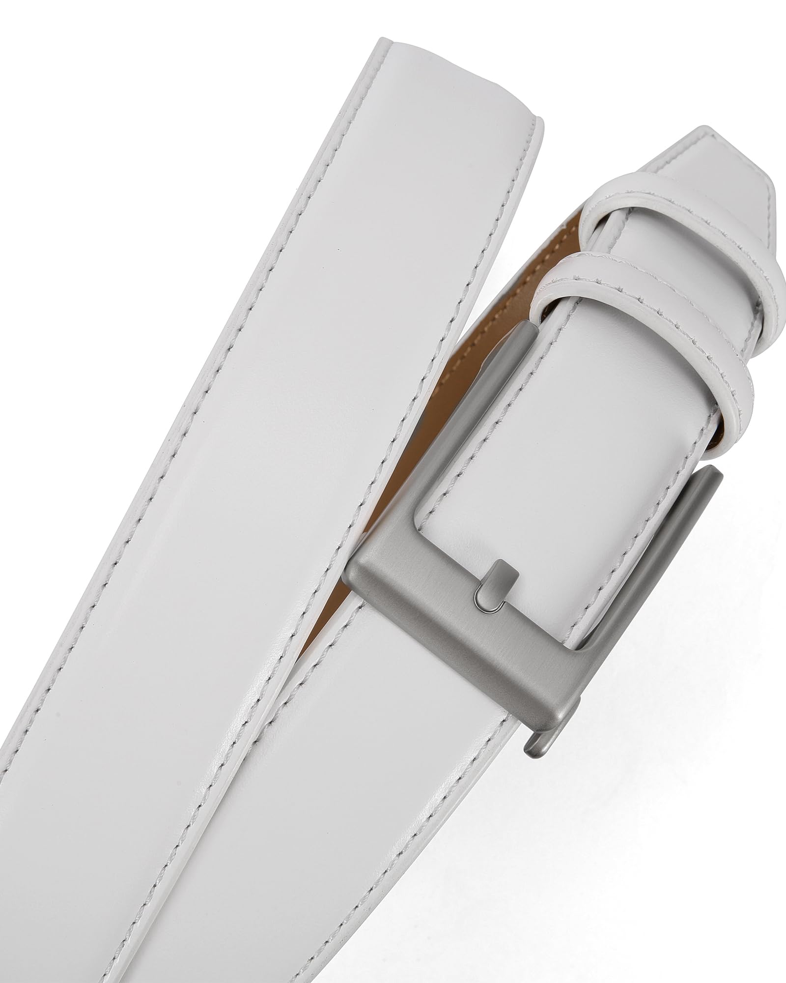 CHAOREN Genuine Leather Dress Belt for Men 1 1/8
