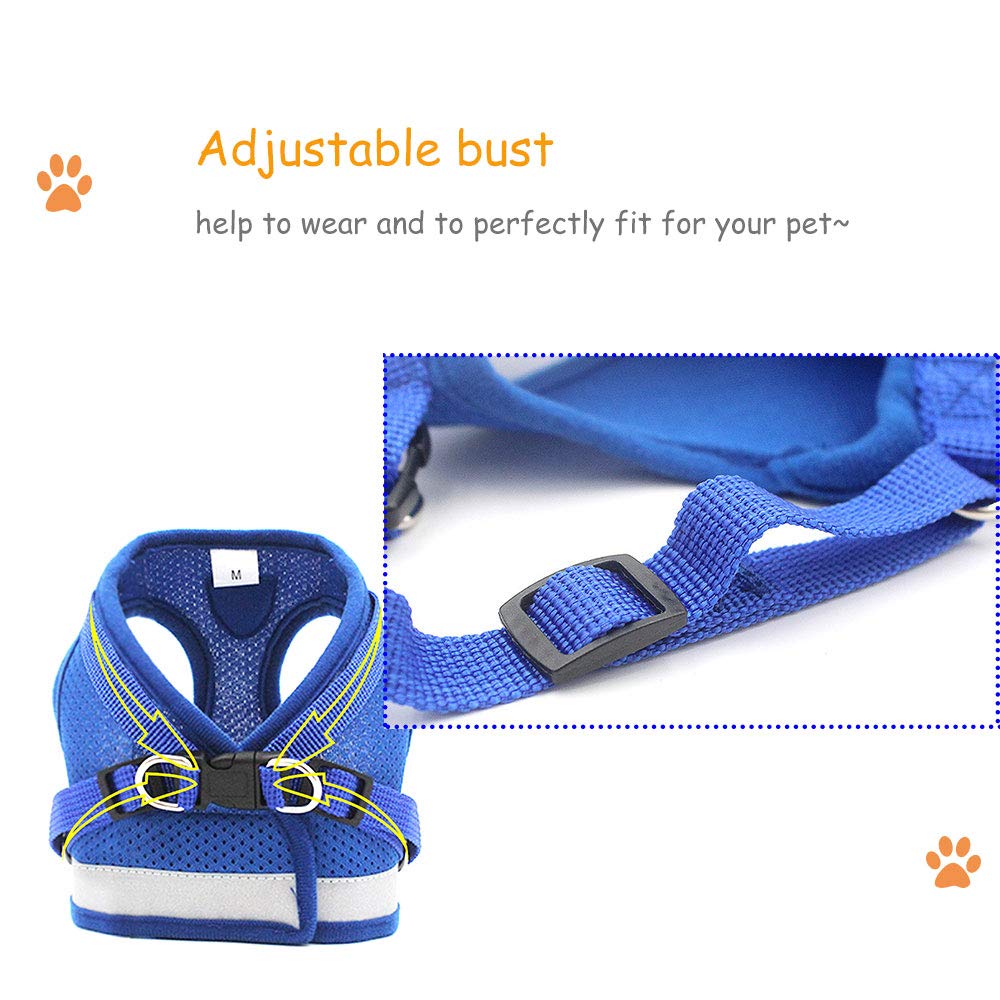 **Oncpcare Adjustable No-Pull Dog & Cat Harness with 47.2