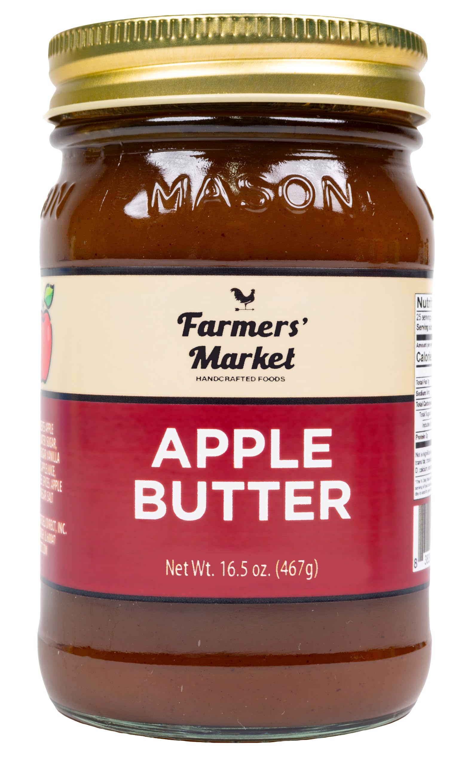 Delicious Apple Butter Spread - Sweet & Smooth Fruit Preserve for Toast, Pancakes & Baking | Homemade Flavor, Gluten-Free, Non-GMO | Perfect Breakfast & Dessert Topping