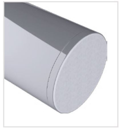 Stainless Steel 50mm Post End Cap - MOD50 Flat SS316 Pipe Fitting for Outdoor Railings, Fences & DIY Projects