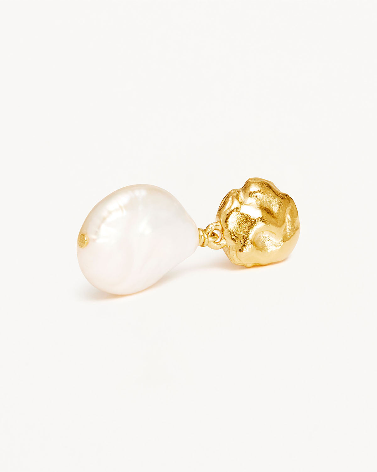 18K Gold Vermeil Endless Grace Pearl Drop Earrings for Women - Elegant Dangle Jewelry for Weddings, Parties & Special Occasions