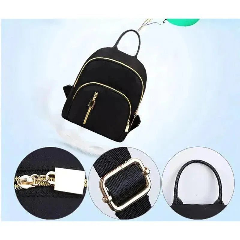 Stylish Mini Soft Backpack for Women & Teens - Lightweight Travel Daypack for School, Gym, Hiking & Daily Use