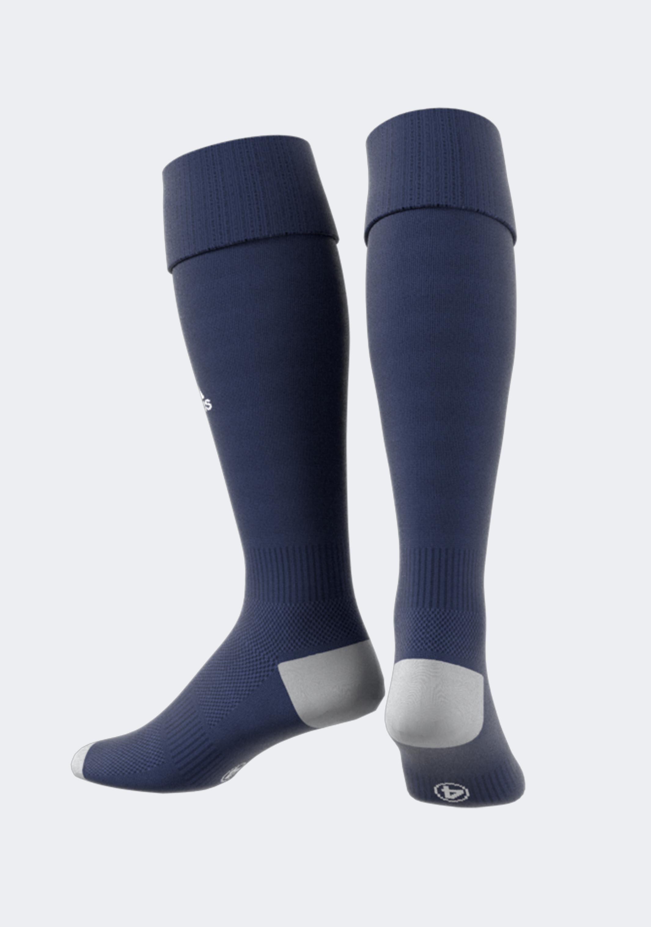 Adidas Milano 16 Athletic Socks - 3 Pack Cushioned Crew Socks for Running, Gym & Sports - Breathable Moisture-Wicking Performance Socks for Men & Women