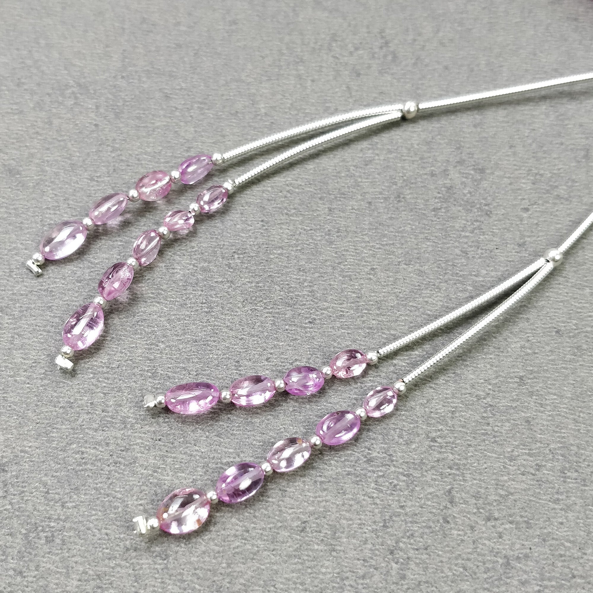 Natural Untreated Burmese Ruby Gemstone Loose Beads - 12.00cts Pink Oval Ruby Nuggets (4x3mm, 6x4mm) for Jewelry Making | DIY Necklace, Bracelet & Earrings Designs | With Video