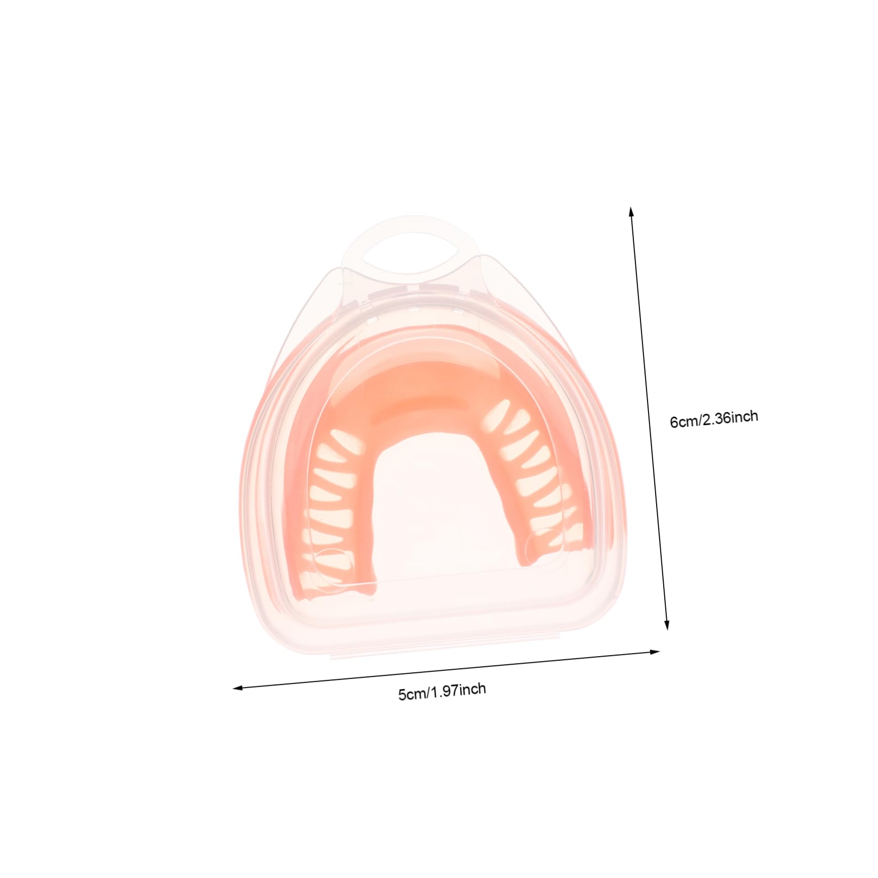 WOONEKY Sports Mouth Guard - Breathable Boxing & Football Mouthguard for Teeth Protection - Orange EVA Gum Shield for MMA, Rugby, Hockey (Ideal for Training & Competition)