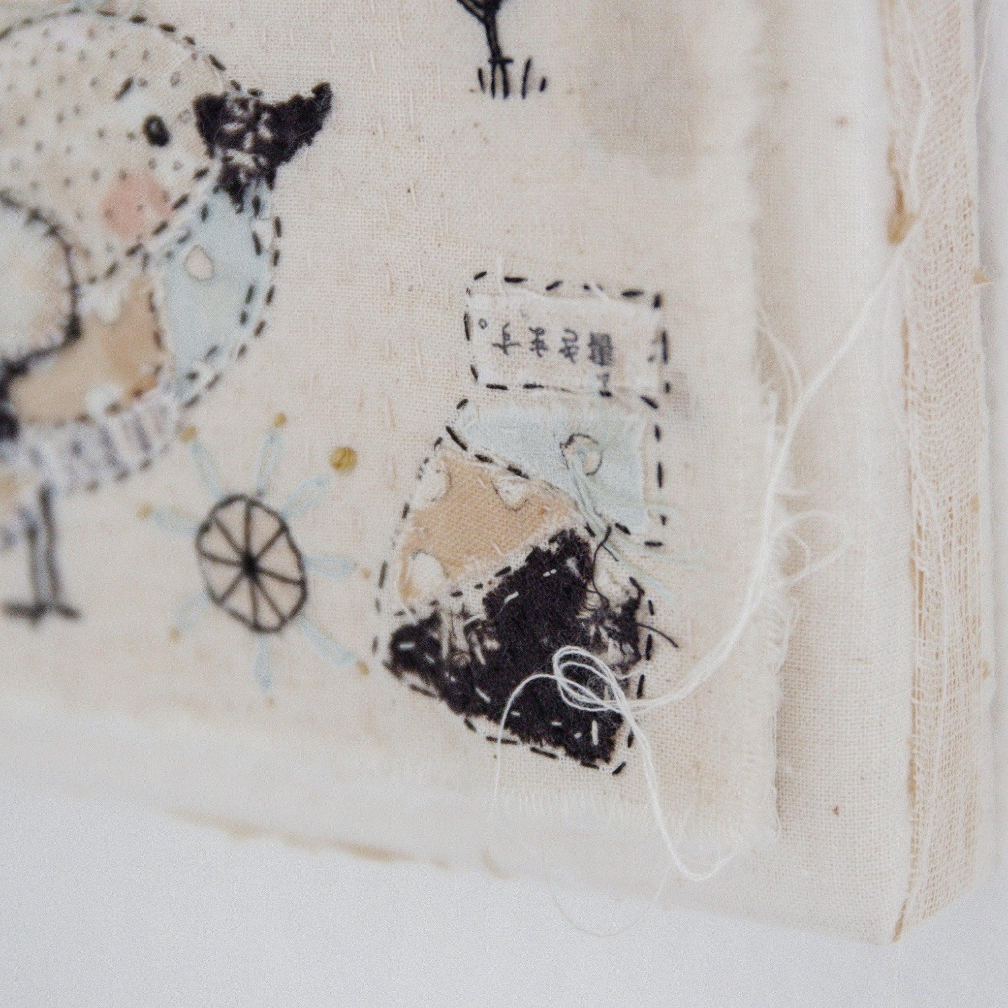 Hutch Studio Birds the Word Fabric Art Collection - Aren't You Chirpy | Wall Decor for Living Room, Nursery & Home Office