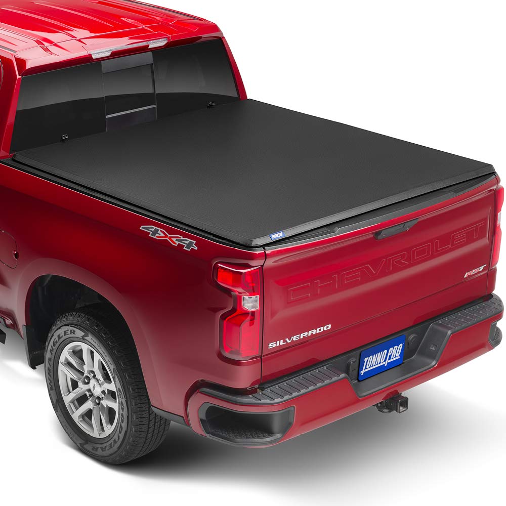 Tonno Pro Tonno Fold Soft Folding Truck Bed Tonneau Cover | 42-310 | Compatible with 2001-2003 Ford F-150 5'6