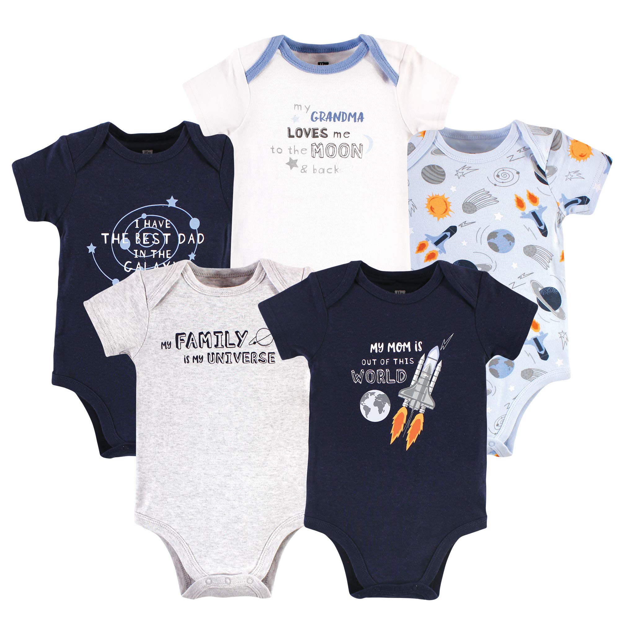 Hudson Baby Cotton Bodysuits for Boys & Girls - Soft & Comfortable for Daily Wear