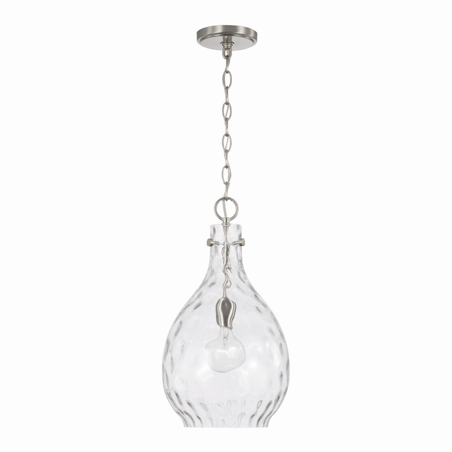 Capital Lighting One Light Pendant - Modern Ceiling Light Fixture for Kitchen, Dining Room & Bedroom | Dimmable Hanging Lamp with Adjustable Cord | Perfect for Home Decor & Interior Design