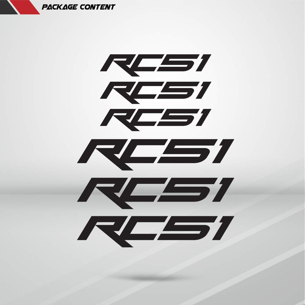 High-Quality Gloss Red Motorcycle Superbike Vinyl Sticker Decal Pack - Waterproof & Durable for RC51 Models - Perfect for Helmets, Laptops, and Vehicle Customization
