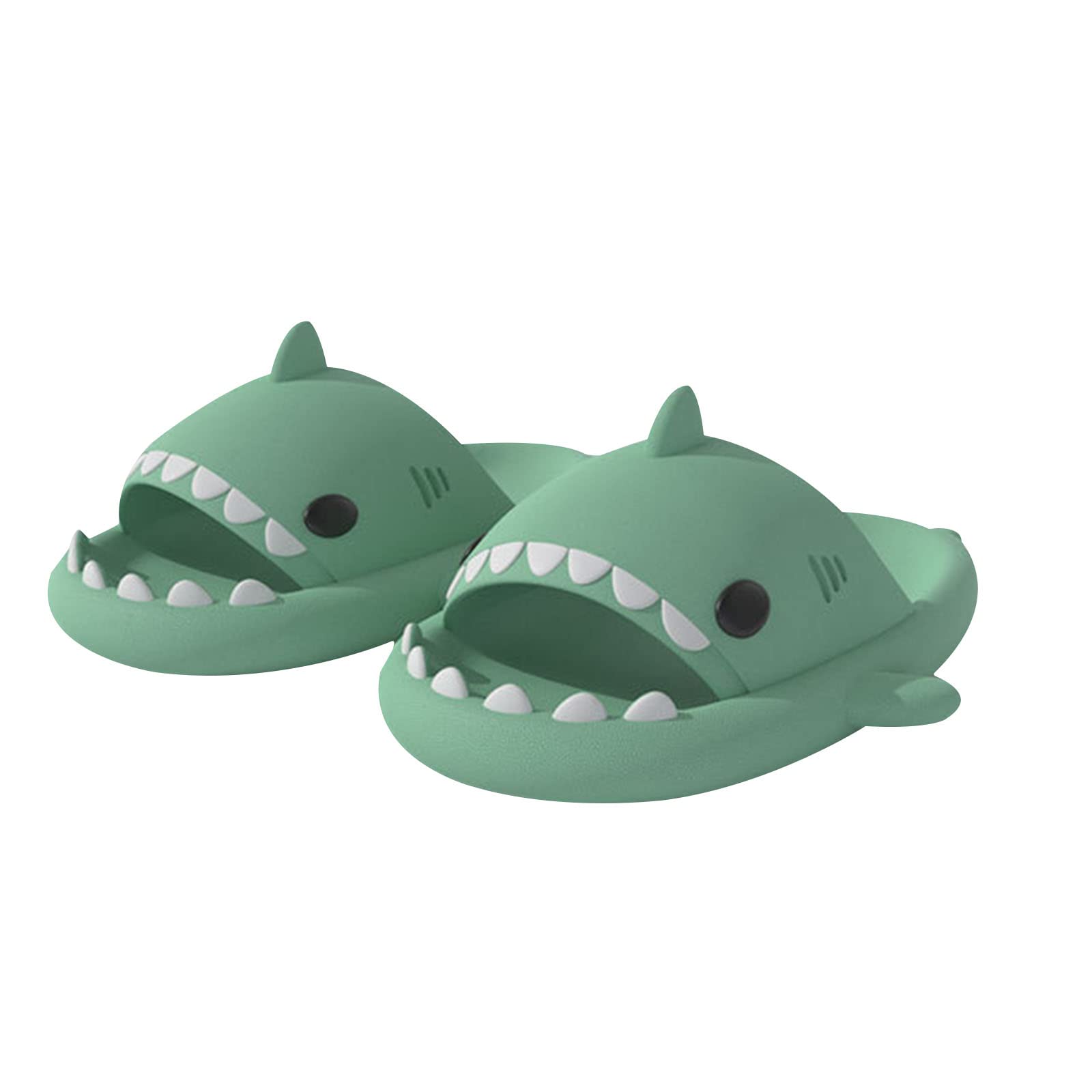 Anti-Slip Shark Slippers for Women & Men - Lightweight Open-Toe Slides with Comfortable Sole - Perfect for Summer, Beach, and Casual Wear