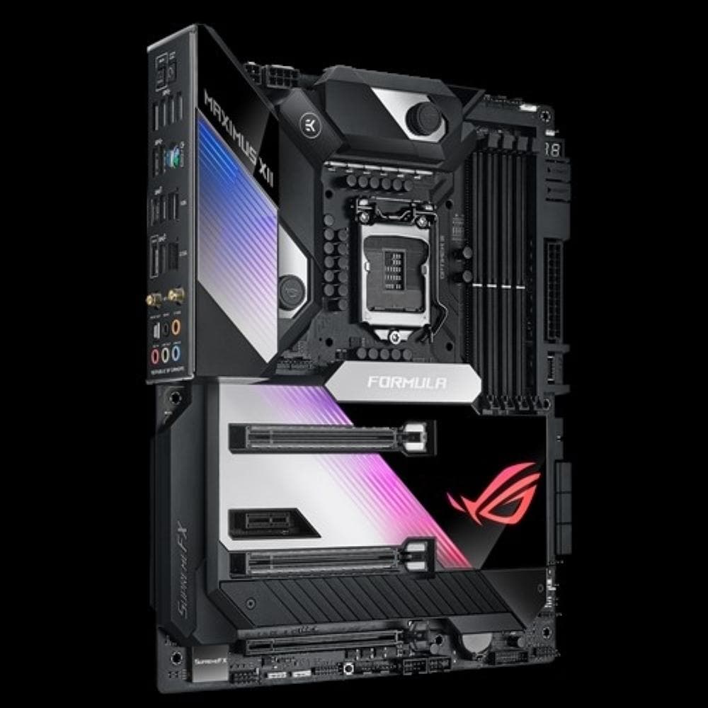 ASUS ROG MAXIMUS XII FORMULA Z490 LGA 1200 ATX Gaming Motherboard - 3 Year Warranty | High Performance for PC Builds, Overclocking & eSports Gaming