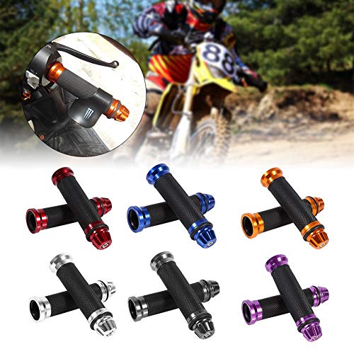Keenso CNC Aluminum Motorcycle Handlebar Grips - 7/8