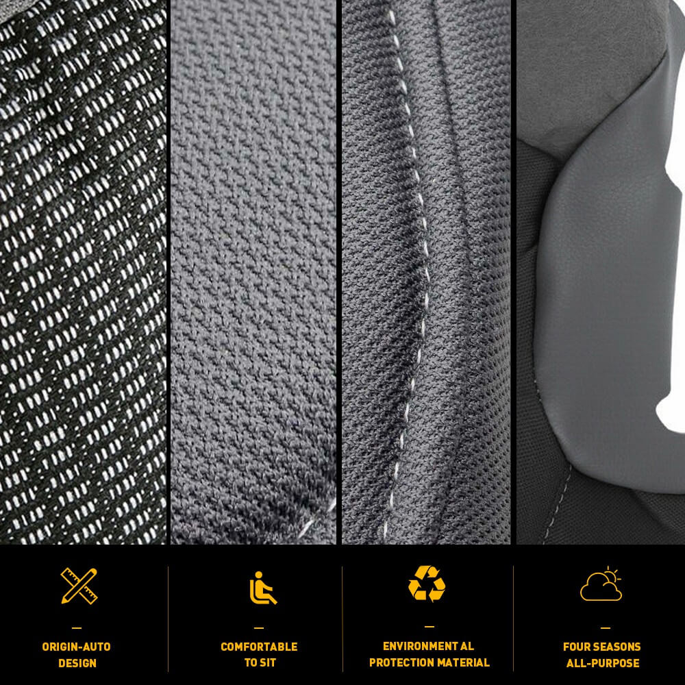 2009-2012 Dodge Ram 1500/2500/3500/4500/5500 Driver Side Bottom Cloth Seat Cover Replacement - Durable & Custom Fit for Truck Seats - Perfect for Work Trucks, Off-Roading & Daily Commutes