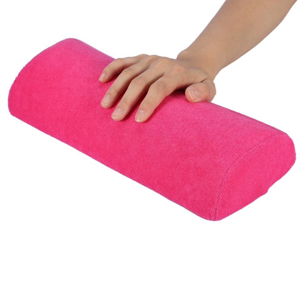 Premium Nail Art Hand Rest Pillow - Detachable & Washable Salon Cushion with Soft Sponge for Manicures (Rose Pink) | Perfect for Nail Salons, Home Manicures & Professional Nail Technicians