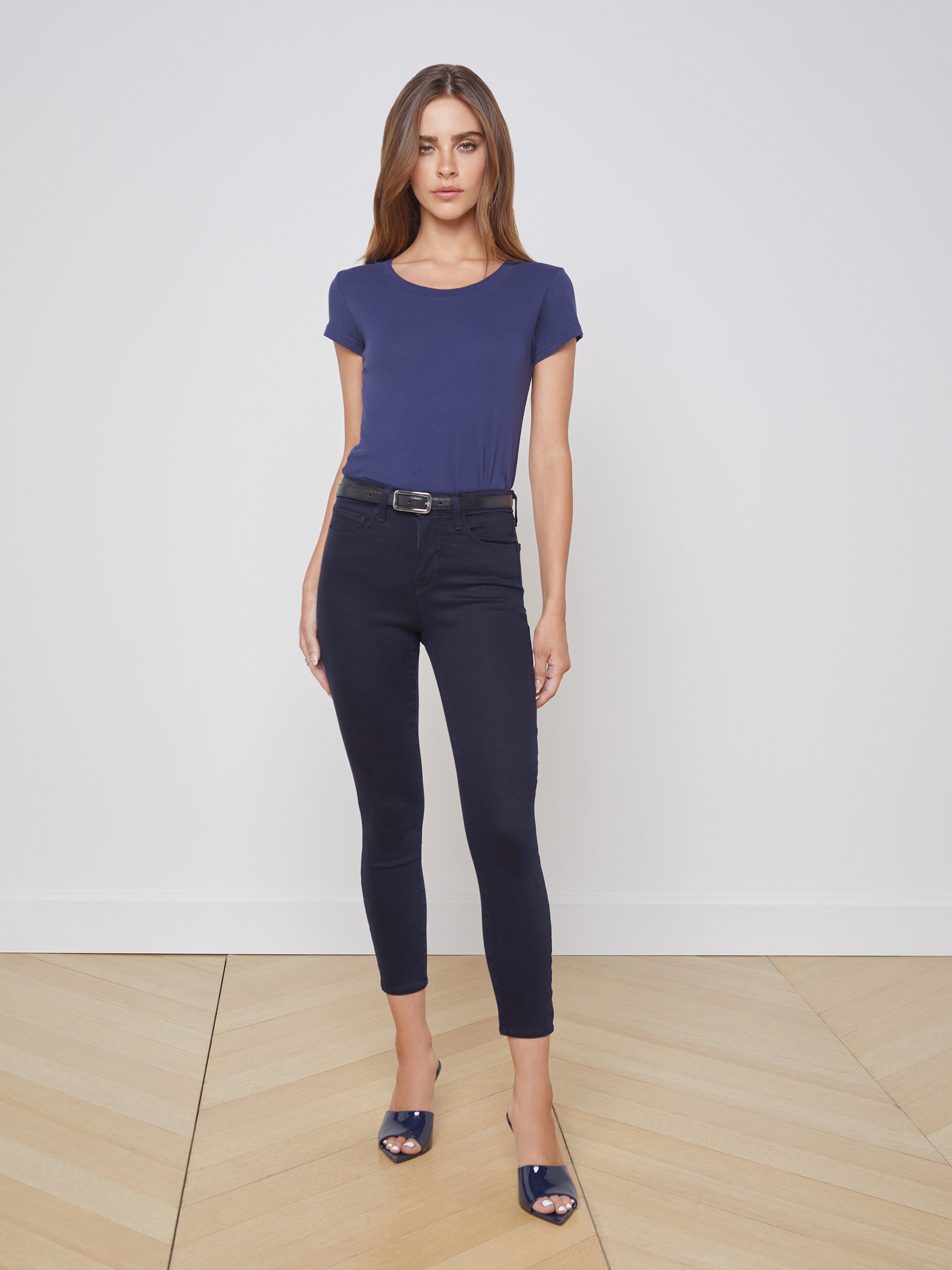 Cory Cotton Scoop Neck T-Shirt for Women - Soft & Comfortable Casual Tee - Perfect for Everyday Wear & Layering