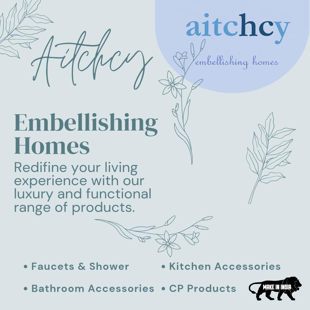 Aitchcy Water Saving Kitchen Sink Faucet Extender | 360° Rotatable Splash-Free Sink Tap Extension | 3-Mode Aerator for Better Flow Control | Perfect for Washing Dishes, Filling Pots & Watering Plants